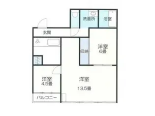 エンブレム山の手【3階】の間取り