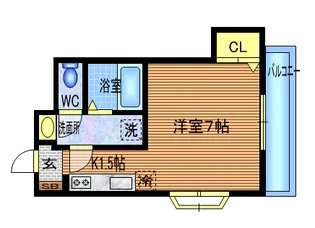 シオン杉並【1階】の間取り