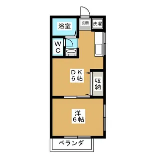 リンデン・ブリューテ東【2階】の間取り