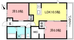 HIPPOS【2階】の間取り