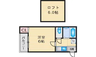 ミューザ松原町【1階】の間取り