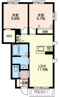 マルシェ C【1階】の間取り