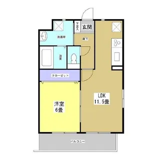 エムズドリームVI【1階】の間取り