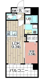 THE SQUARE・Urban Residence【2階】の間取り