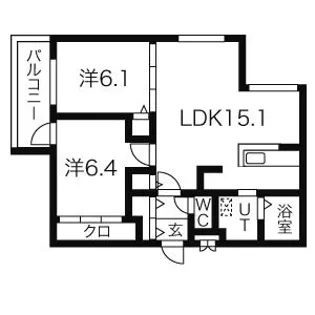 メルシメゾン【4階】の間取り