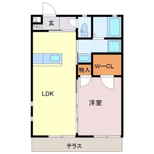 SOLT【2階】の間取り