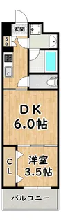 ファステート大阪マジョリティ【1階】の間取り