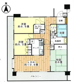 ライオンズプラザ平塚見附町【8階】の間取り