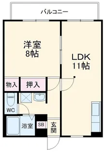 プリンセスティー【2階】の間取り