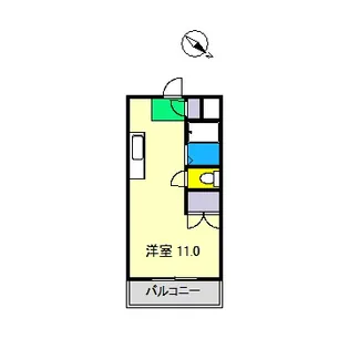 レジデンス優美15 II【2階】の間取り