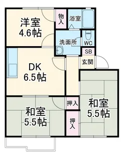 エマーレジデンス【2階】の間取り