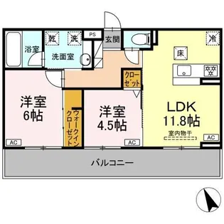 メゾンローズ【3階】の間取り