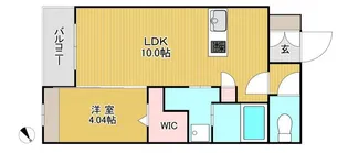 アスシード春日宝町【1階】の間取り