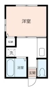 ブレスコート山手【1階】の間取り