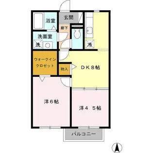 コンフォール【1階】の間取り