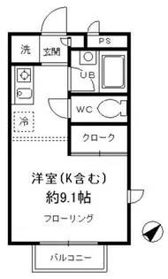 コーポプリンス5【2階】の間取り