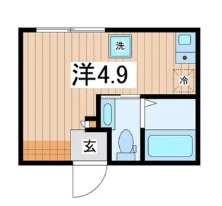 TTプレイス錦糸町【4階】の間取り