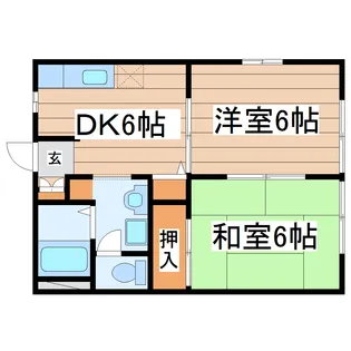メゾン・ド・エイキ【2階】の間取り