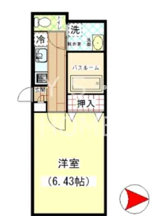 ラピス武蔵小金井【2階】の間取り