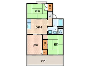 エレガントハイツIIの間取り