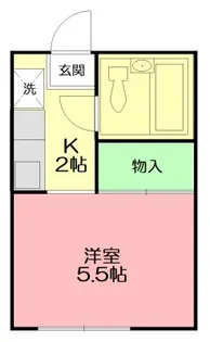 ホワイトハイツ東海大【2階】の間取り