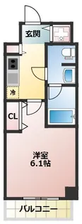 アーバンヴィスタ王子【2階】の間取り