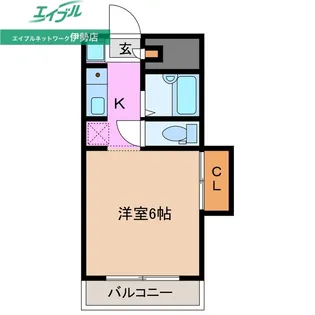 エステートピア岩渕【1階】の間取り