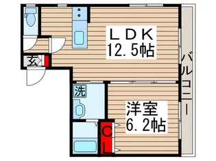 フォレスタ南千住【3階】の間取り