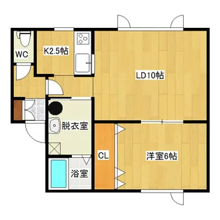 エクセルハイム7【2階】の間取り