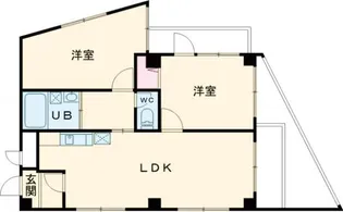 ガルボビル【7階】の間取り