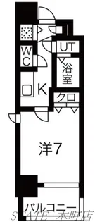 フォーリアライズ南堀江ヴィータ【6階】の間取り