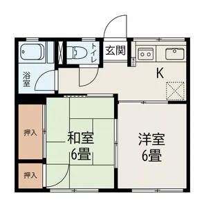 シティハイムグリーンヒル【1階】の間取り