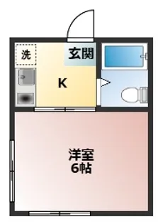 ハイム木村【1階】の間取り