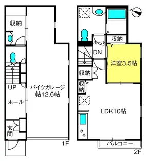 Motorrad Heim【2階】の間取り