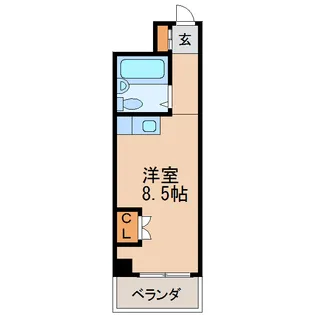 チサンマンション桜通久屋【7階】の間取り