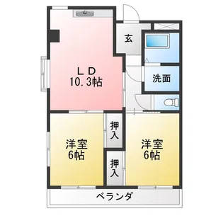 グレース犬山I【4階】の間取り