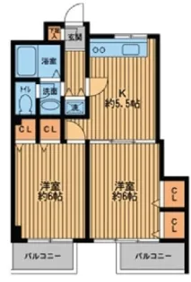 プライムアーバン新宿落合【4階】の間取り
