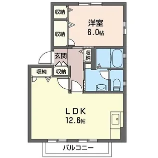 メゾンドールM【2階】の間取り