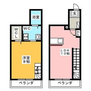 ロゼオテラス【5階】の間取り