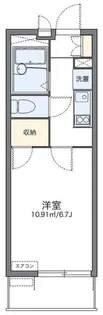 レオパレスディン【2階】の間取り