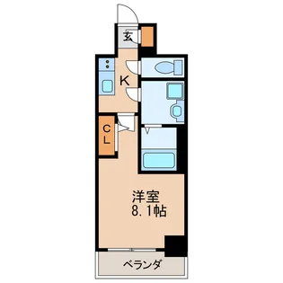エスリード新栄マルス【12階】の間取り