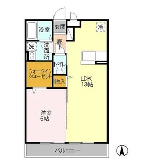 L´ARCHE(ラルシュ)【2階】の間取り