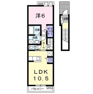 エル フレールII【2階】の間取り