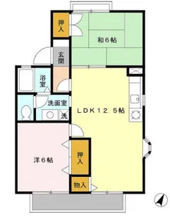 コーボック飛田給ABC【2階】の間取り
