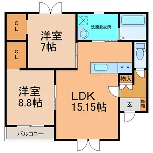 valhallaII【2階】の間取り