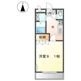 サンクレスト【1階】の間取り