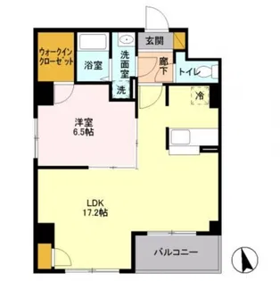 カルムI【4階】の間取り