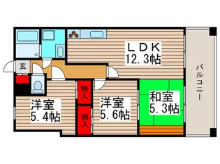 第8昭栄マンション【9階】の間取り