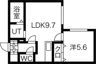 Cream琴似【4階】の間取り