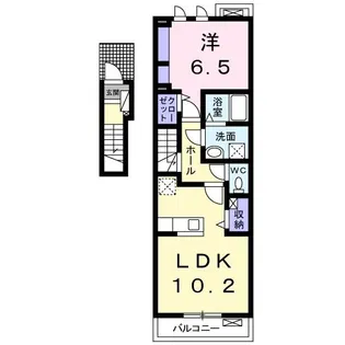 グリエラ芳賀【2階】の間取り